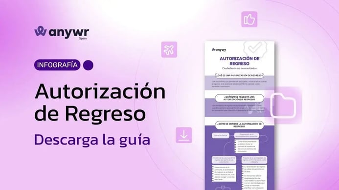 Descarga la guía de Autorización de Regreso en España - Anywr Spain
